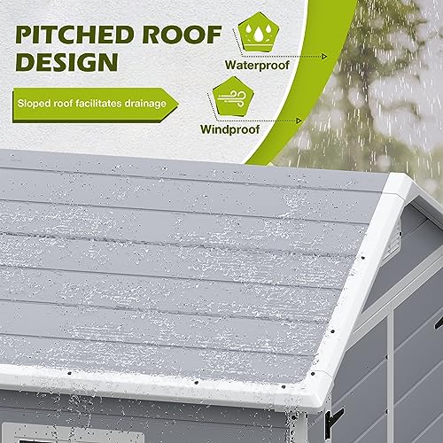 6 X 4 FT Resin Outdoor Storage Shed O8746