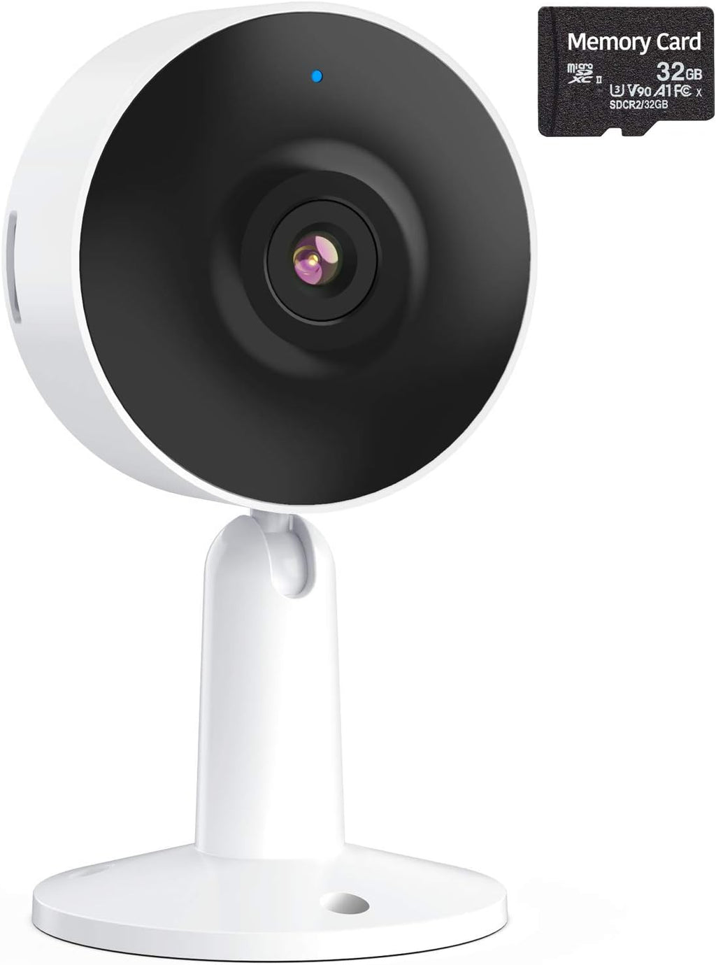 Indoor Home Security Camera 2-Pack, 1080P Full HD, Night Vision, Two Way Audio V39113