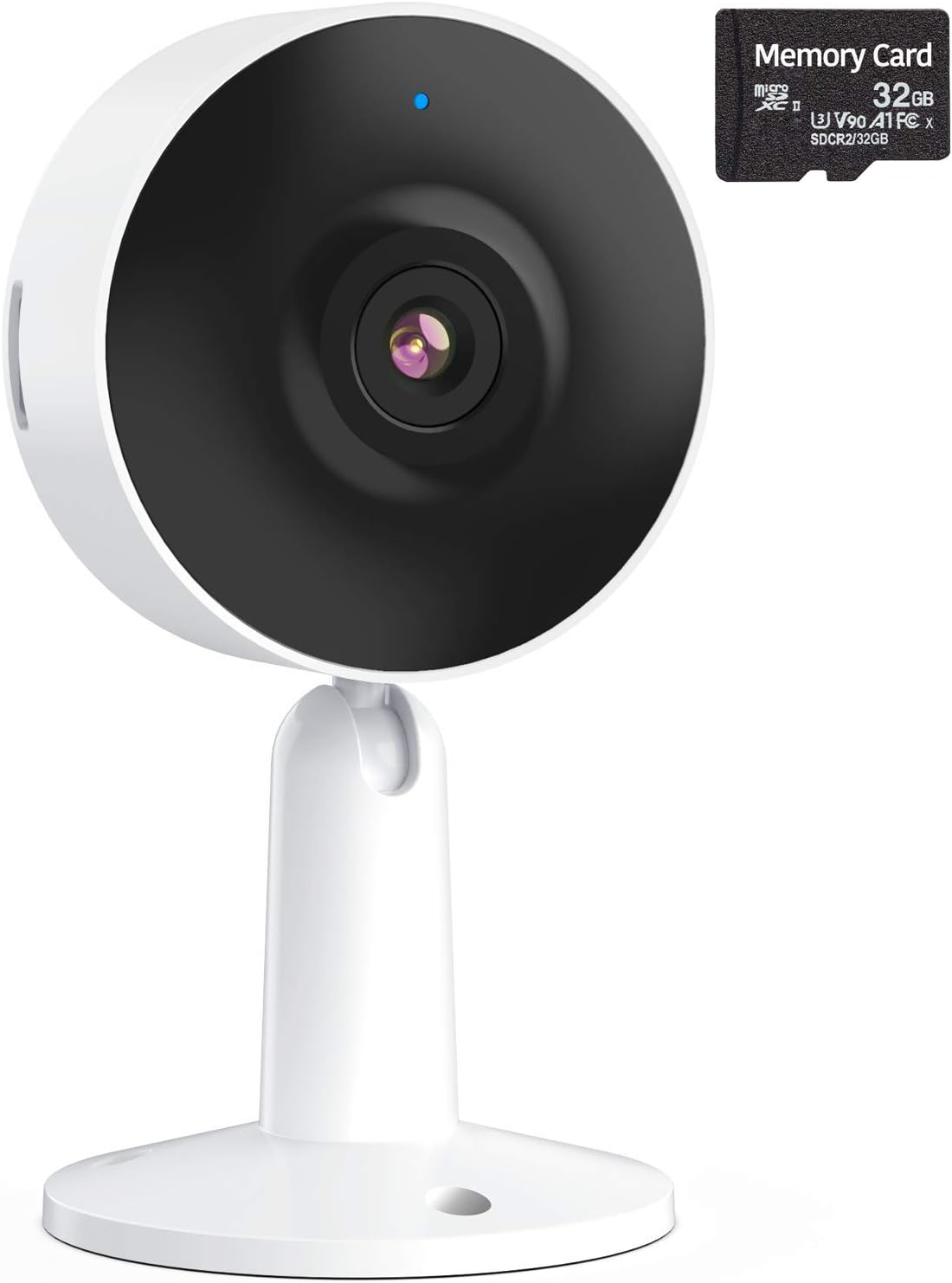 Indoor Home Security Camera 2-Pack, 1080P Full HD, Night Vision, Two Way Audio V39113