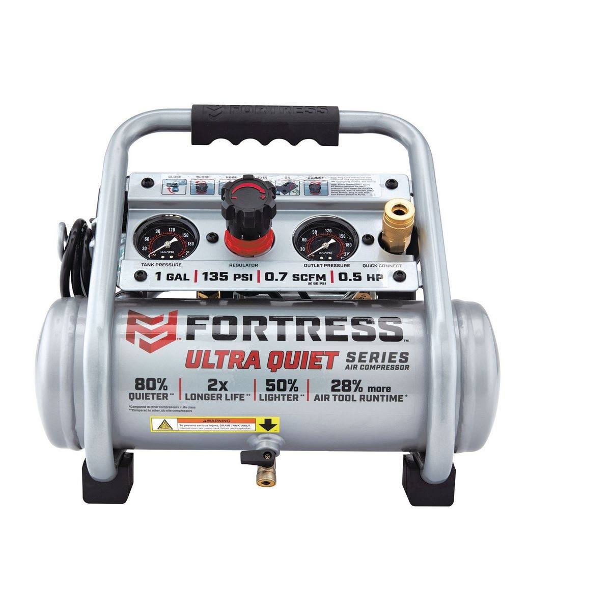 1 Gallon 135 PSI Ultra Quiet Hand Carry Air Compressor I119