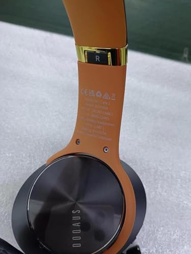 Bluetooth Headphones Over Ear, 90 Hours Playtime, Wireless, Noise Isolating, HiFi Stereo, Black K498