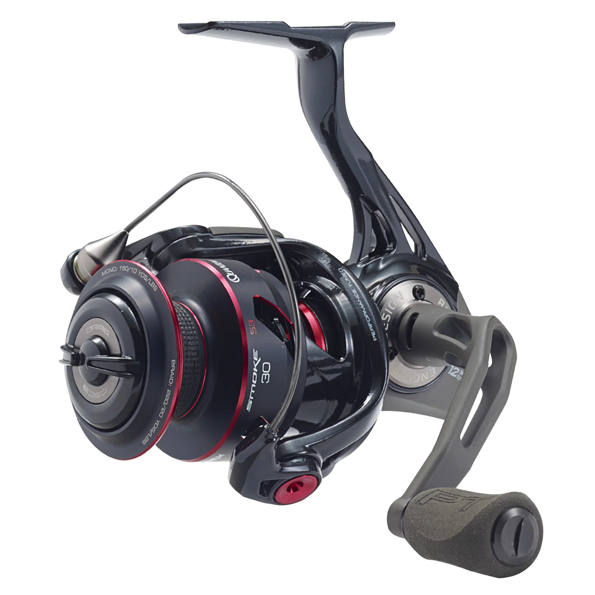 Black Size 30 Spinning Fishing Reel with 6.0:1 Gear Ratio U7818