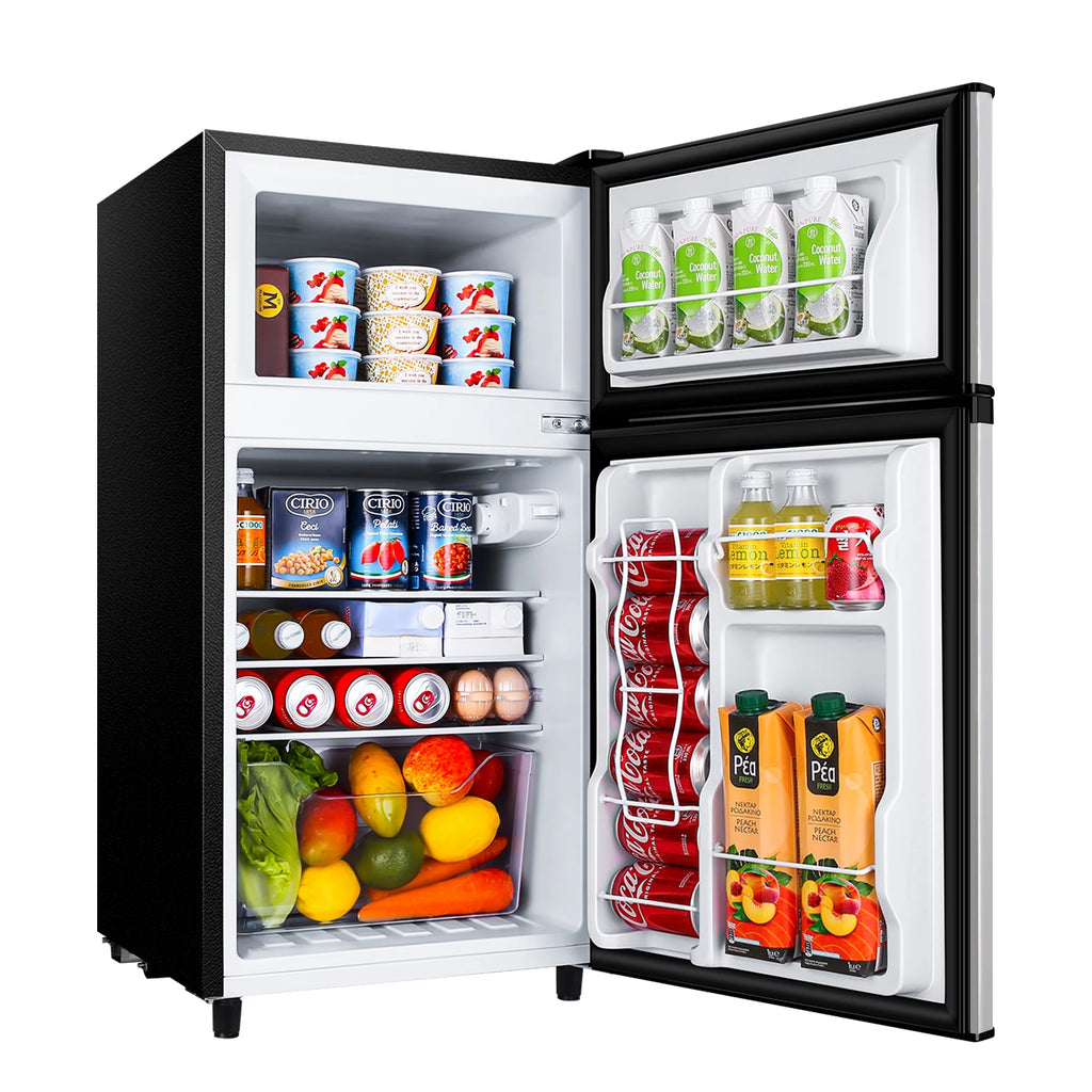 Two Door Mini Fridge with Freezer, 3.5 Cu ft P5070