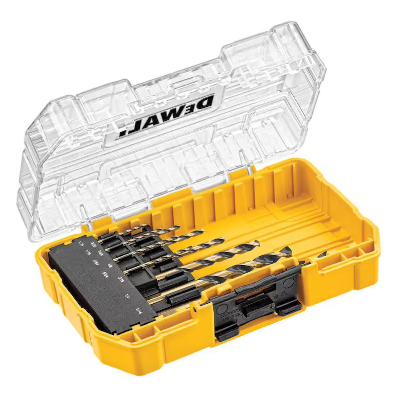 Black and Gold 10-Piece Drill Bit Set S366116