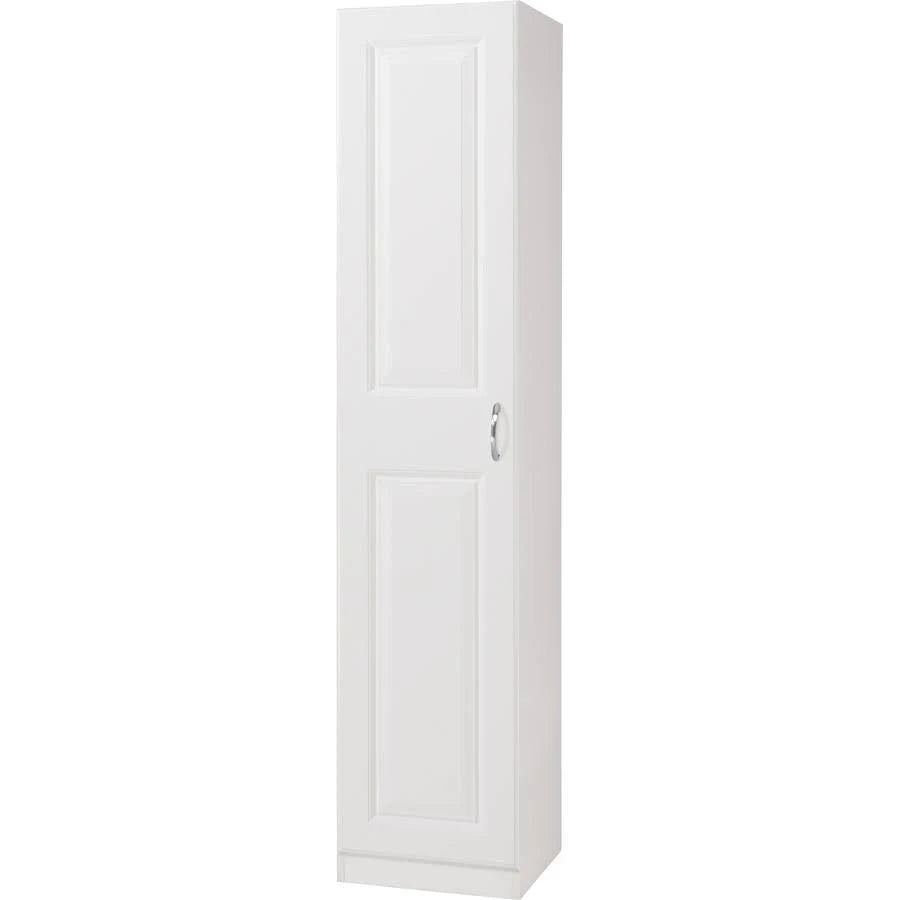 15-in W Wood Composite Wall-Mount Utility Storage Cabinet in White M8743