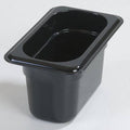Black Food Pan Set of 6 X395045