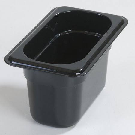 Black Food Pan Set of 6 X395045