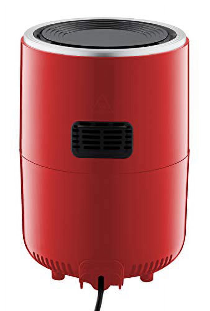 Red/Silver Electric Mini Air Fryer with Digital Touchscreen P815