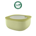 Shallow Airtight Fridge Freezer Microwave Containers 1900cc Avocado Green H6280