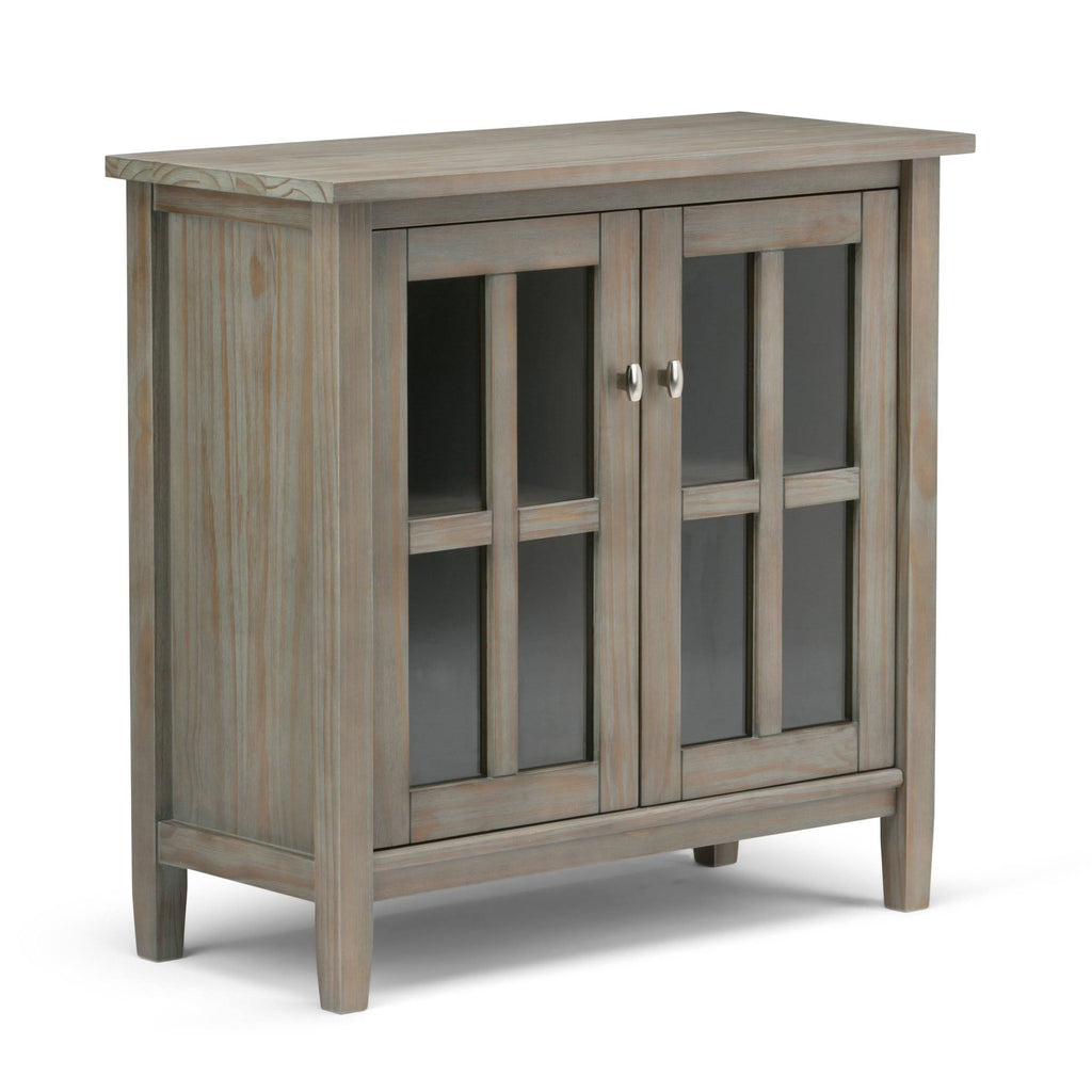 Distressed Grey Low Storage Cabinet J649