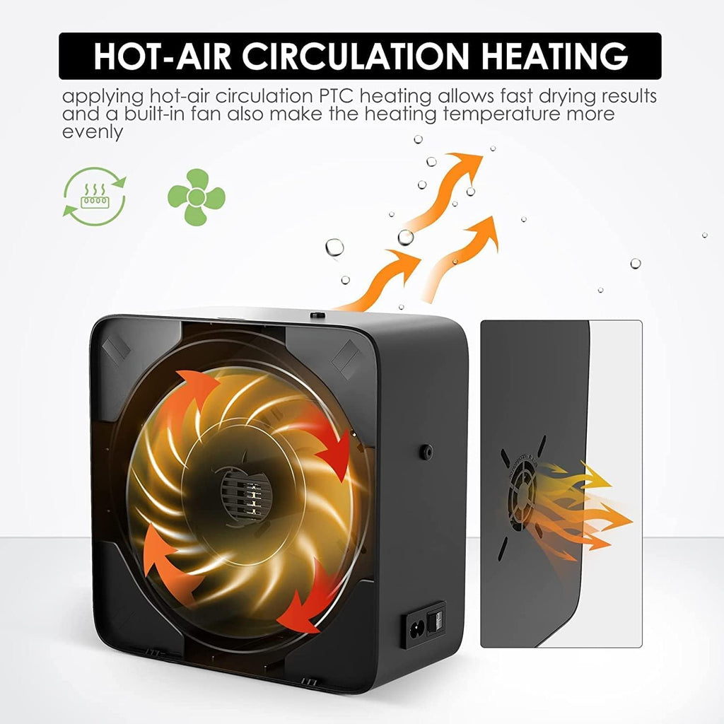 3D Printer Filament Dryer with Fan, Adjustable Temperature, Humidity Control & Spool Holder B843