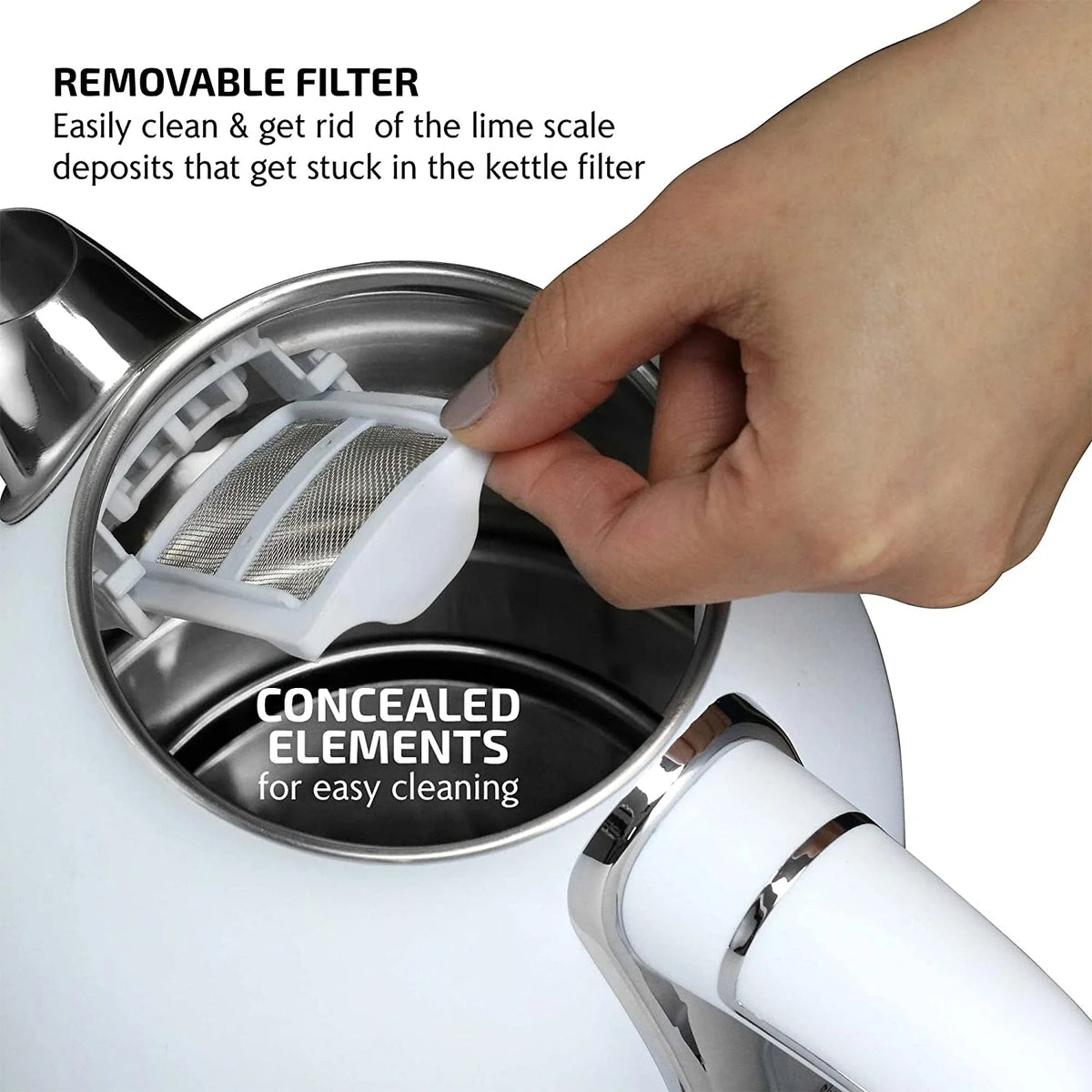 1.7 L Stainless Steel Electric Hot Water Kettle P890