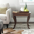 Brown One Drawer Storage Side Table V34108