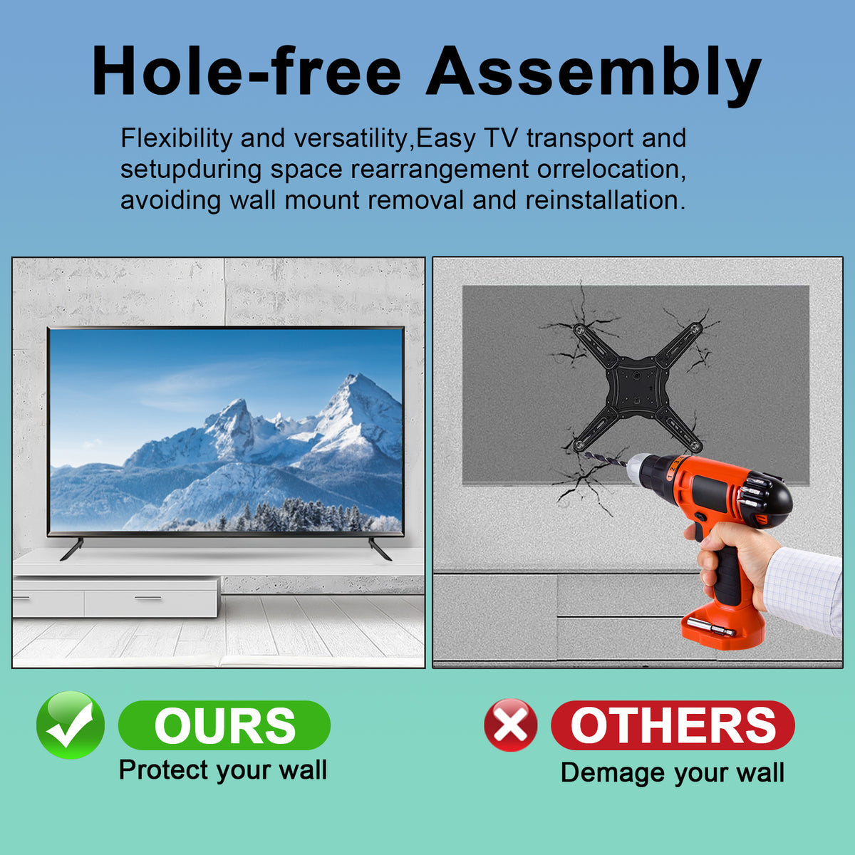TV Stand Replacement Legs Q490