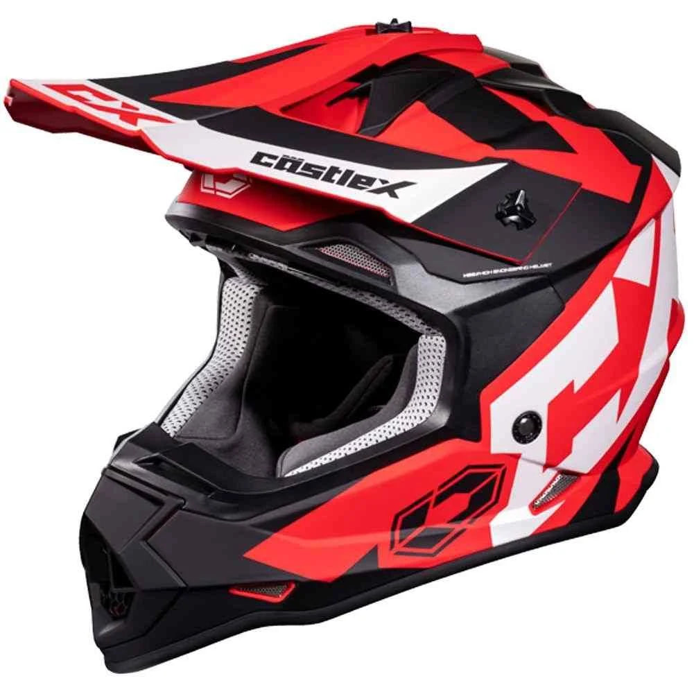 Matte Red Snowmobile Helmet 2XL V818098