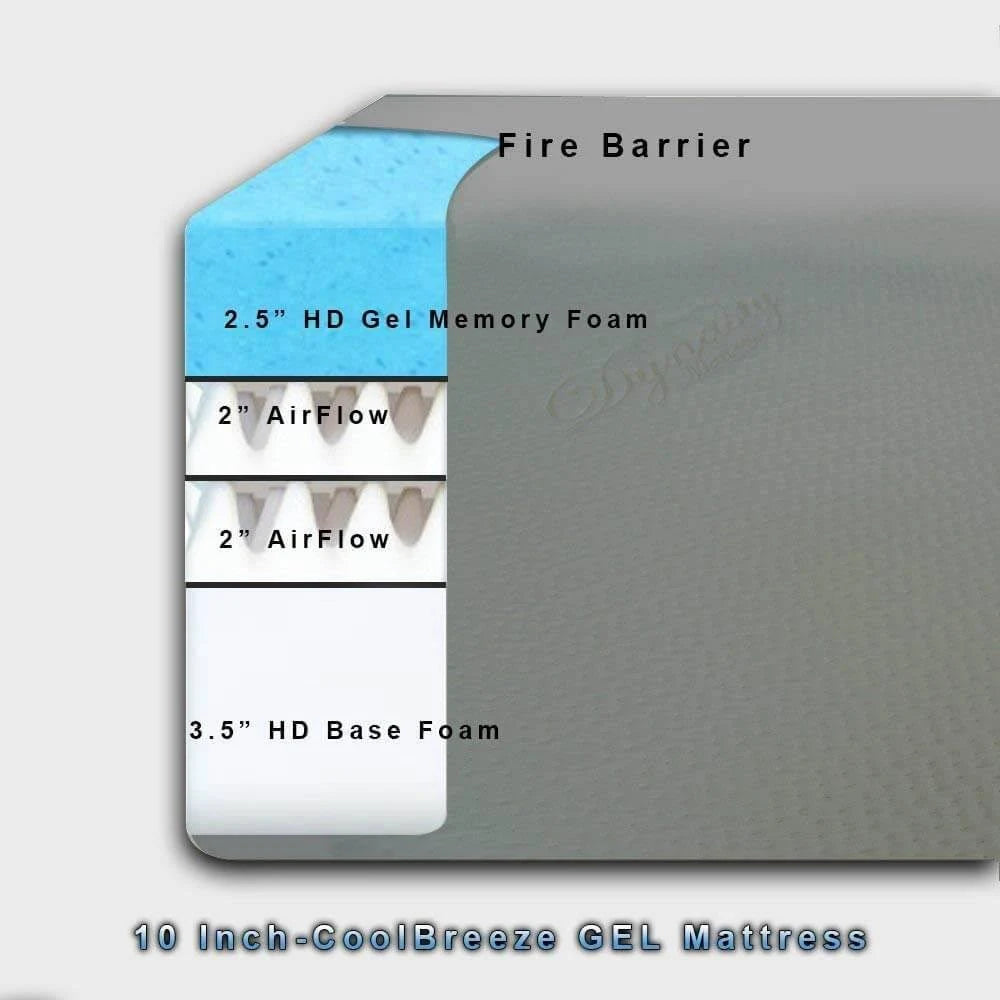14-inch Gel Memory Foam Mattress I462755