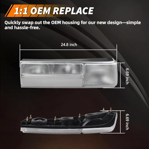 Smoked Lens Tail Light with Housing K207