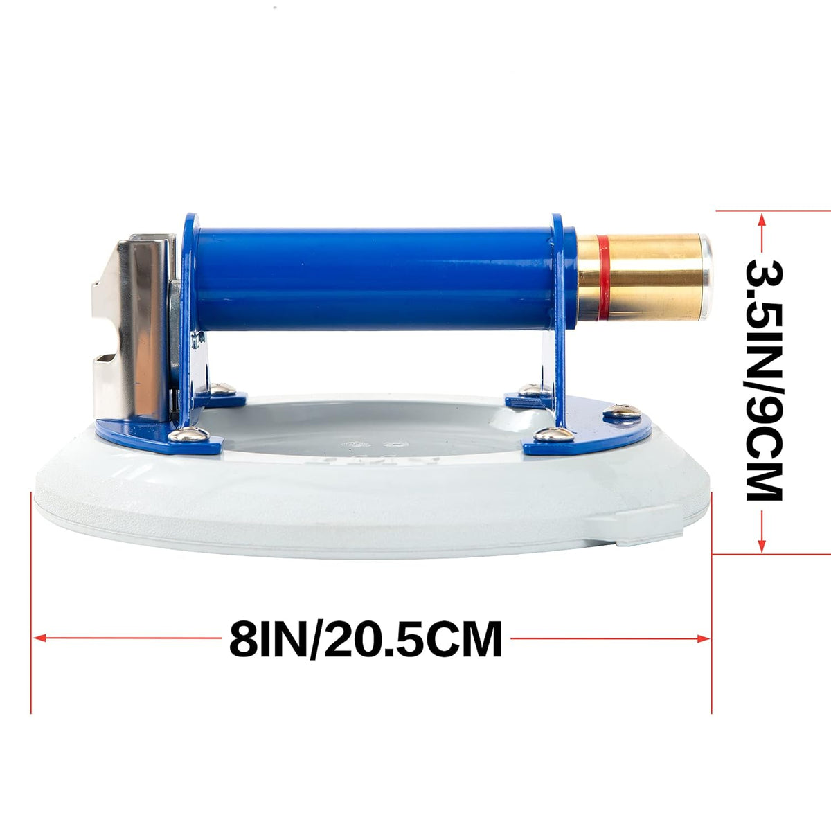 8 Glass Suction Cup with Metal Handle H997937