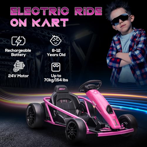 White 24V Electric Go Kart N7517