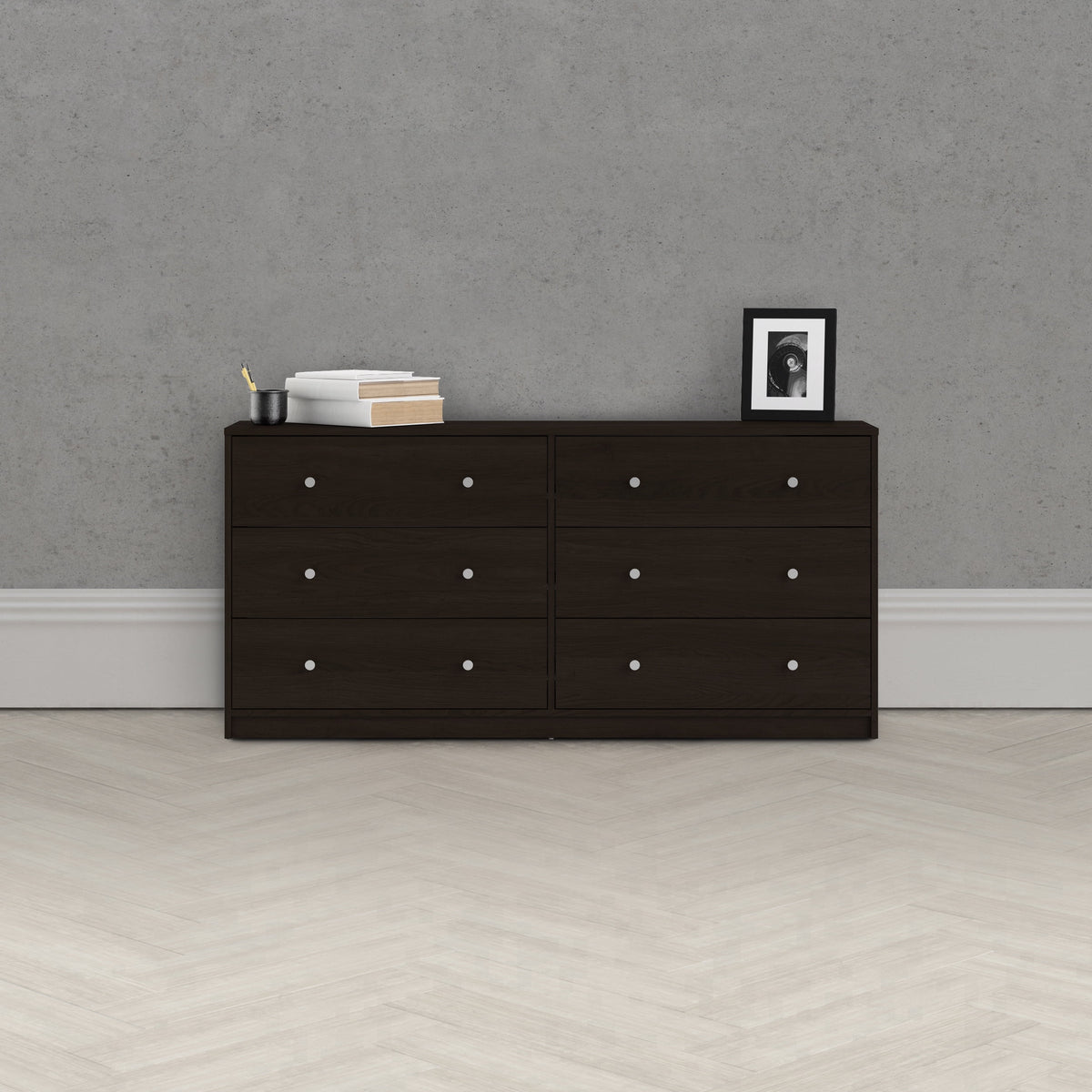 6 Drawer Double Dresser B95892