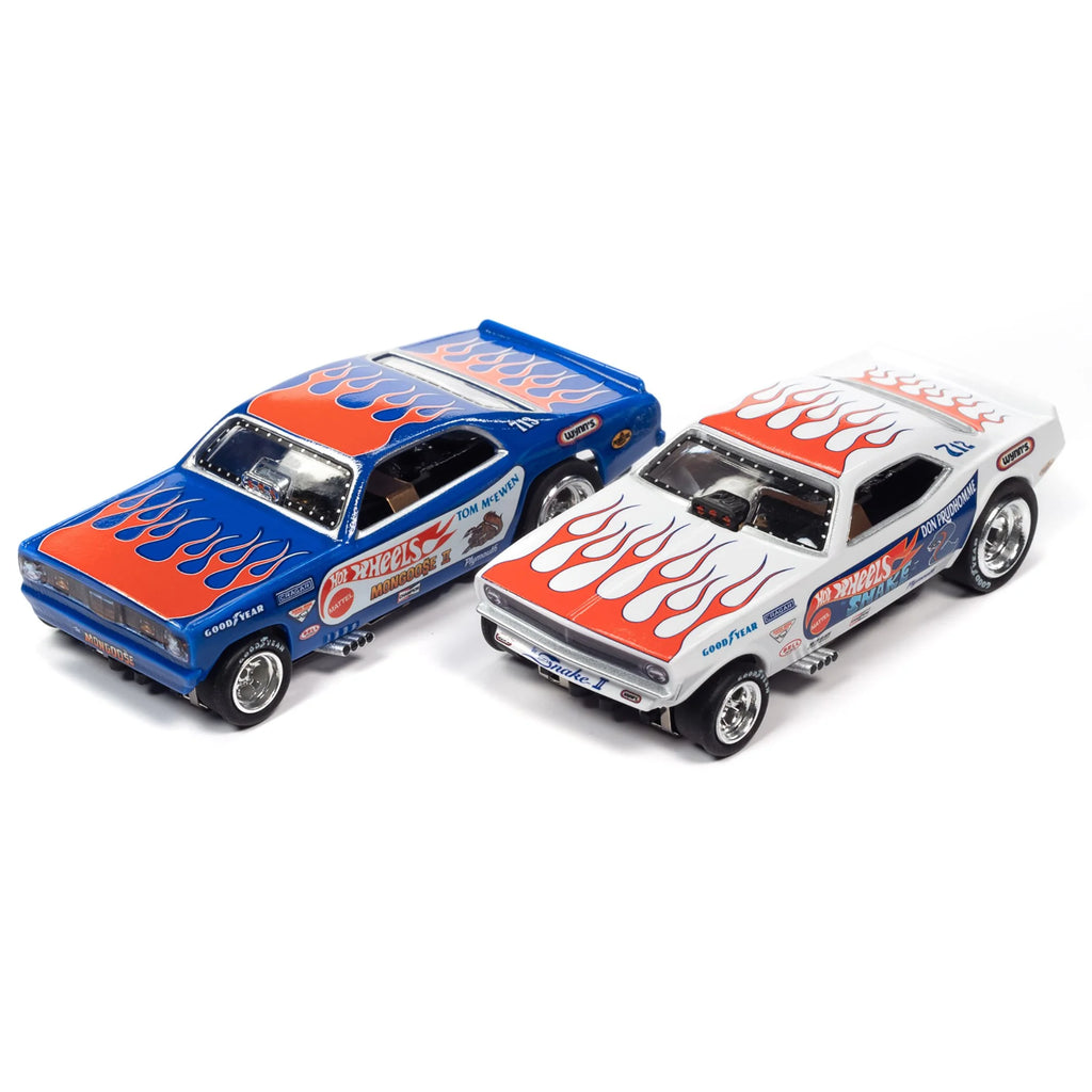 13' Dragstrip Slot Car Set with 2 Variable Speed Cars Q564