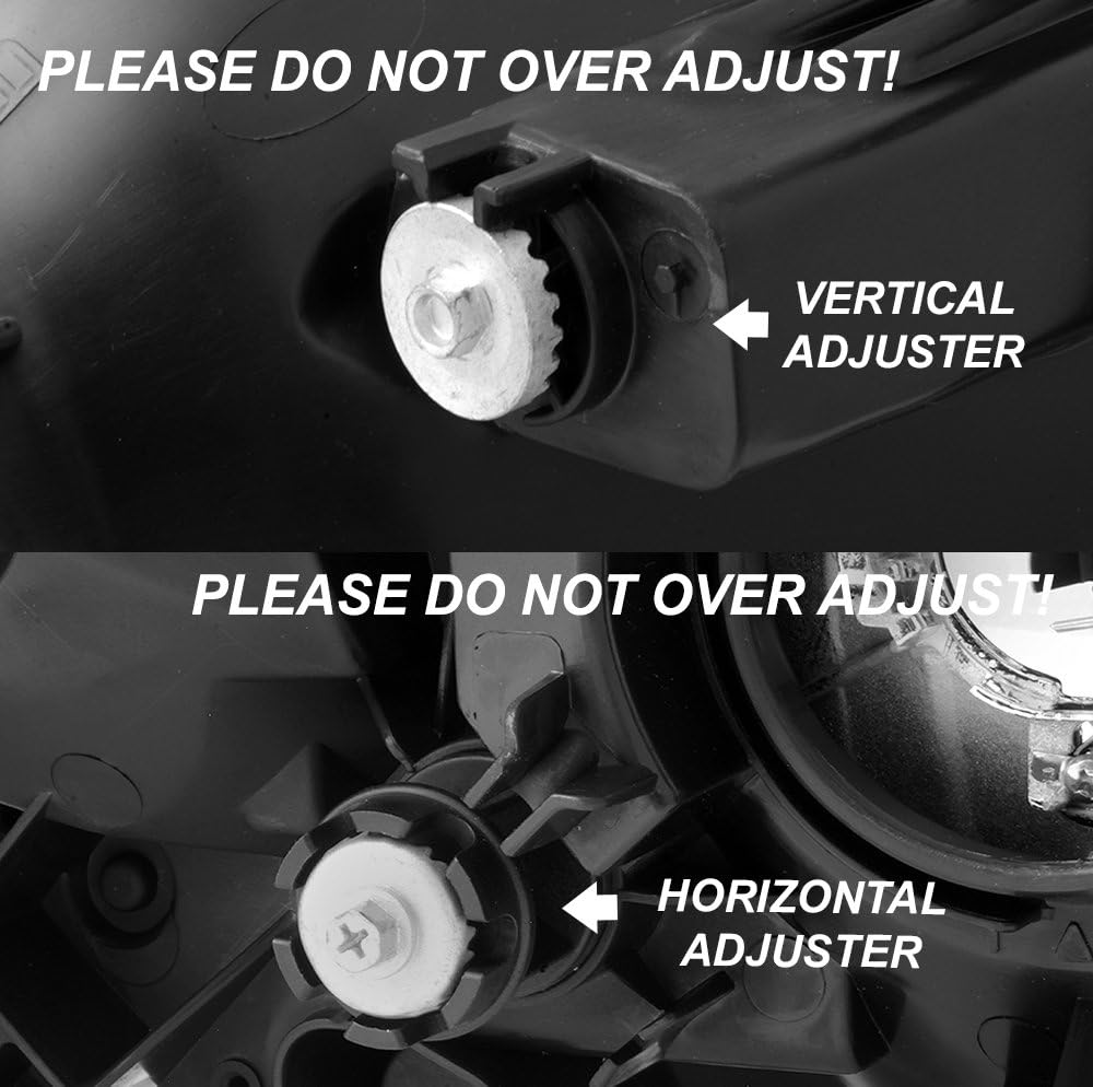 Headlights Pair Driver Left Passenger Right Side Replacement E1348
