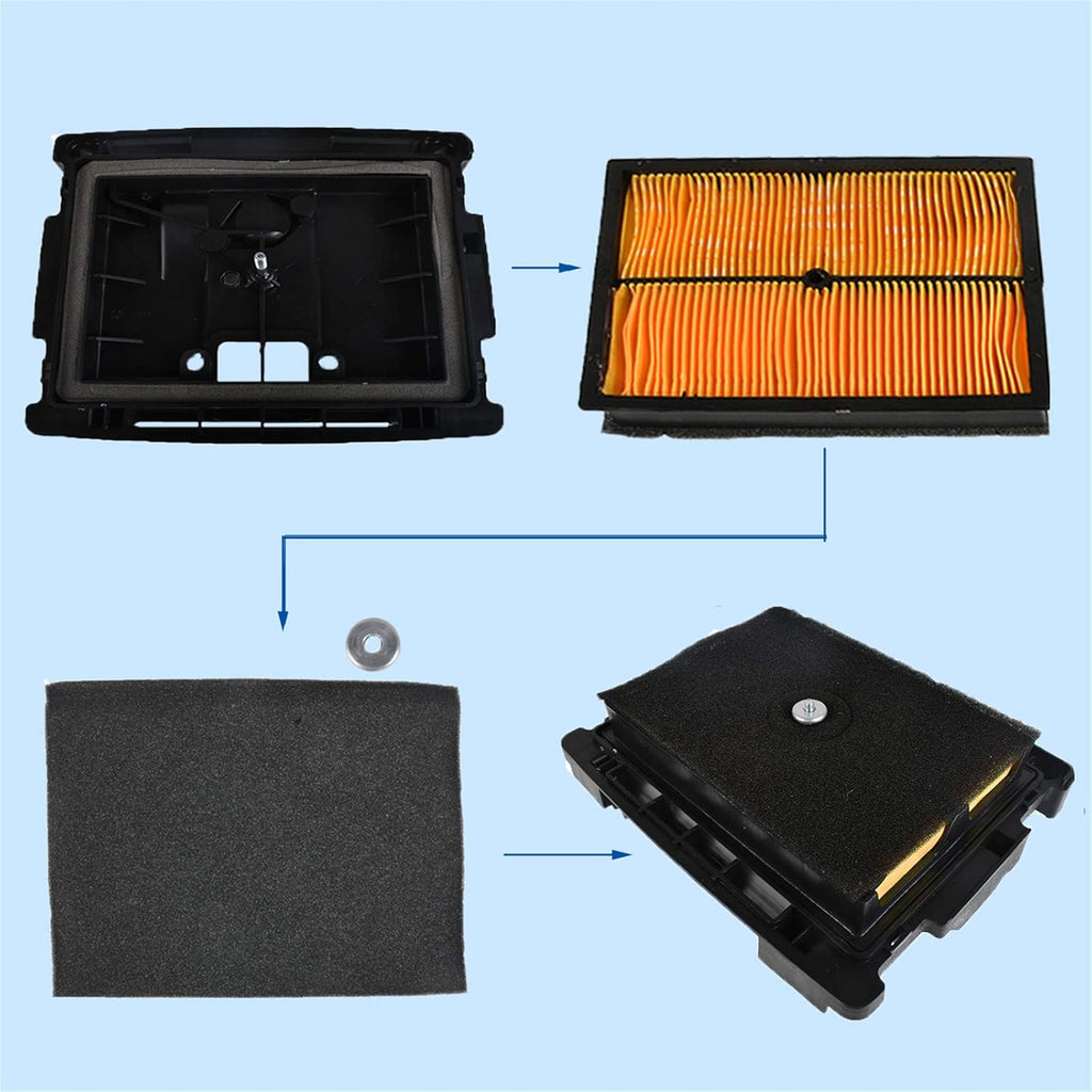 Air Filter Housing Box with Filter Pack of 2 T2143