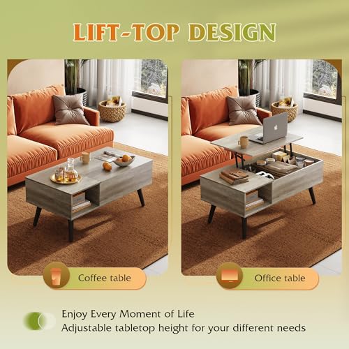 Lift Top Coffee Table with Storage W4100