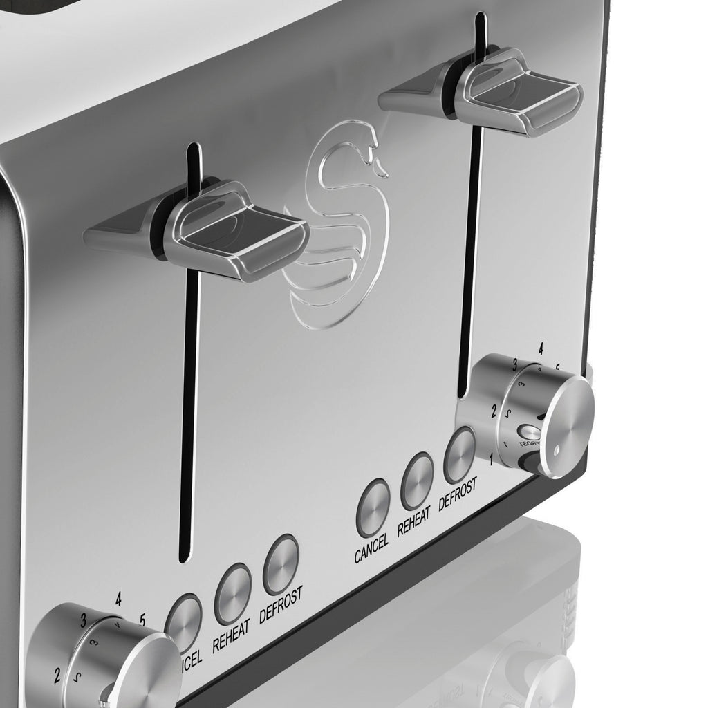 Black 4 Slice Toaster Y21868