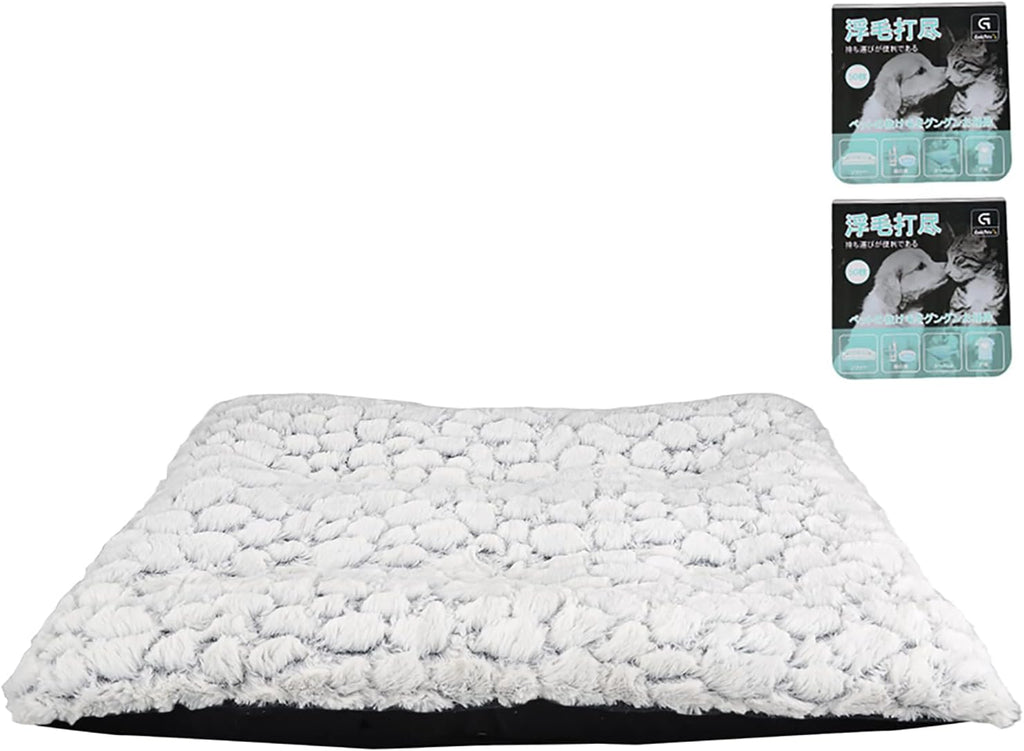 Ultra Soft Washable Anti-Slip Dog Crate Bed Pad 40inch White Pack of 2 I19733