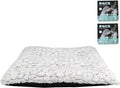 Ultra Soft Washable Anti-Slip Dog Crate Bed Pad 40inch White Pack of 2 I19733