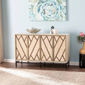 Antique Cream/Black Art Deco Buffet B6136