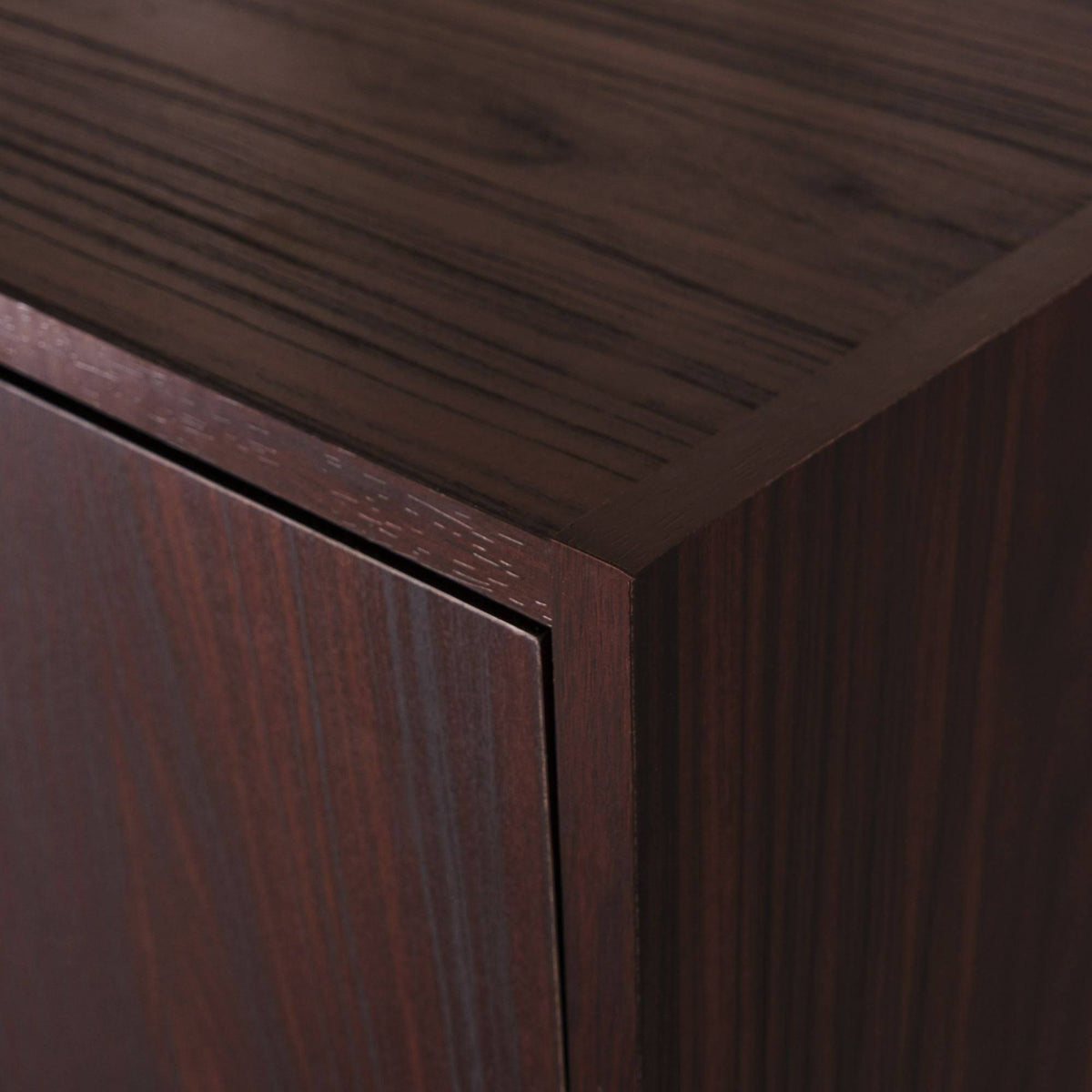 2-Piece Coffee Brown Desk and Bookcase B3959