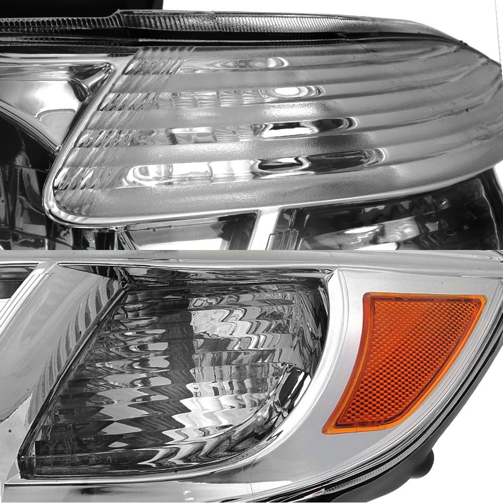 Headlights Pair Driver Left Passenger Right Side Replacement E1348
