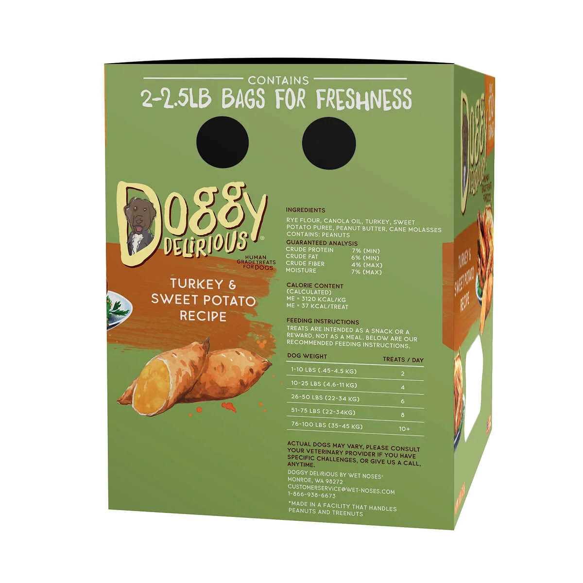 Turkey and Sweet Potato Flavor Dog Treats H300