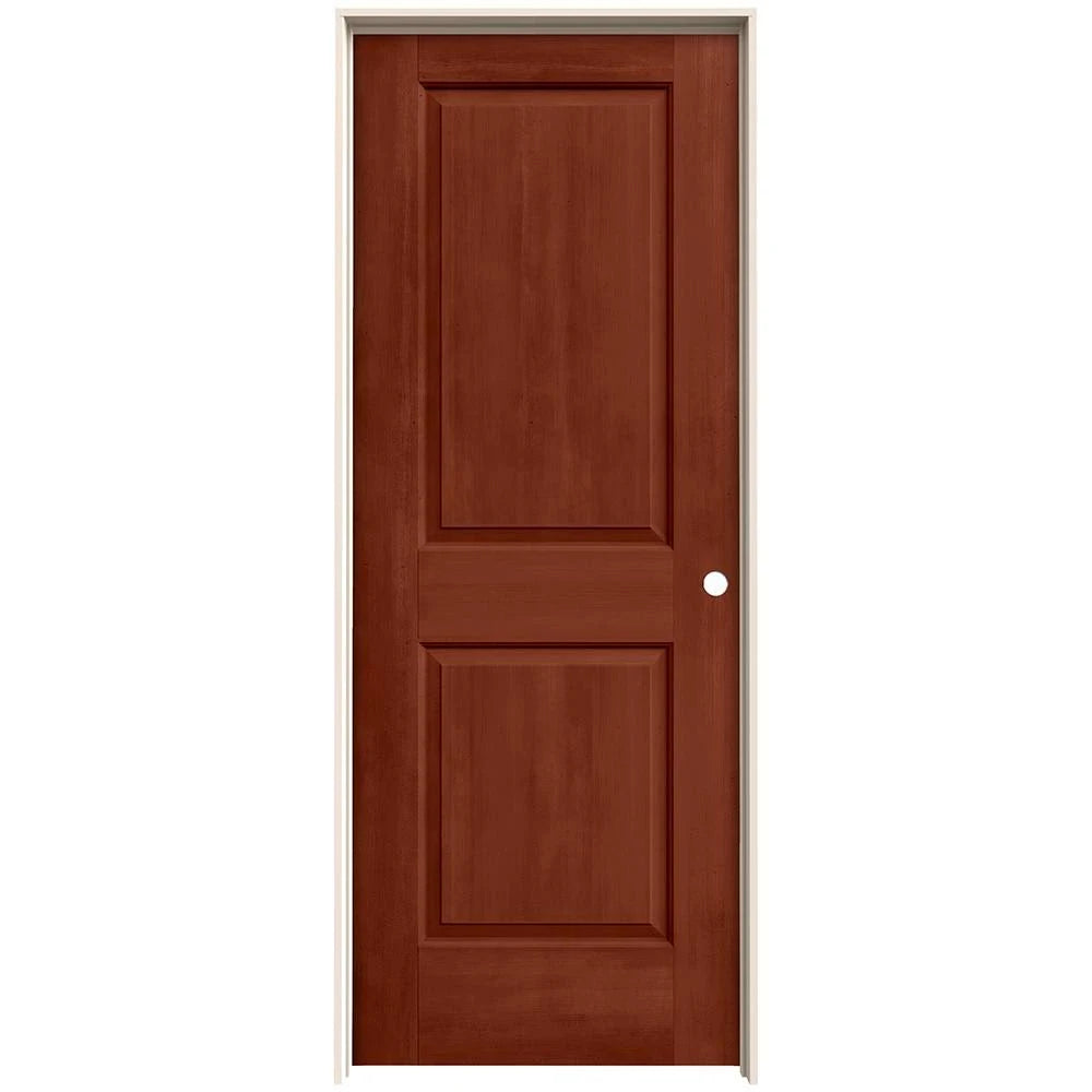 30 in. x 80 in. Brown Left-Hand Prehung Interior Door C597