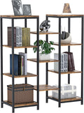 4 Tier Wood and Metal Bookshelf X965576