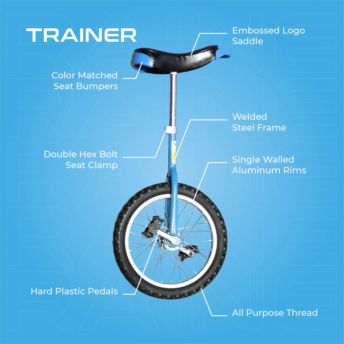 20" Beginner Training Unicycle L489