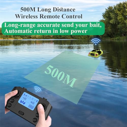 RC Fishing Bait Boat with GPS Auto Navigation Cruise Control T185