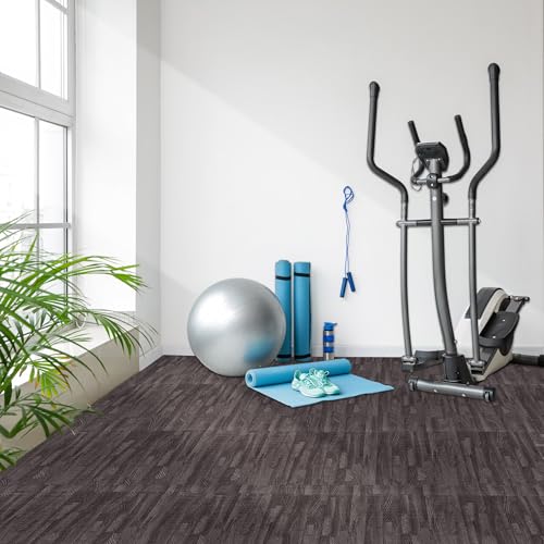 Wood Grain EVA Interlocking Floor Mats with Borders I29328