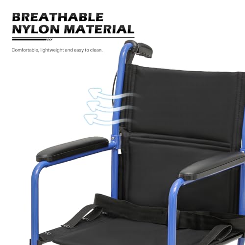Lightweight 16 Inch Seat Wheelchair with Locking Hand Brakes H25318
