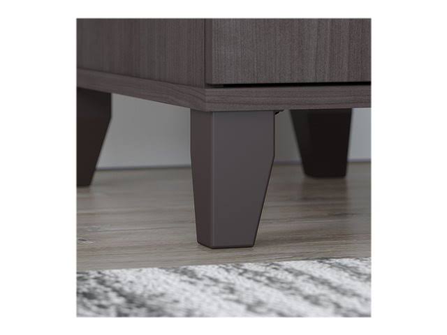 72W Storm Gray Sit to Stand L Shaped Desk Y962083