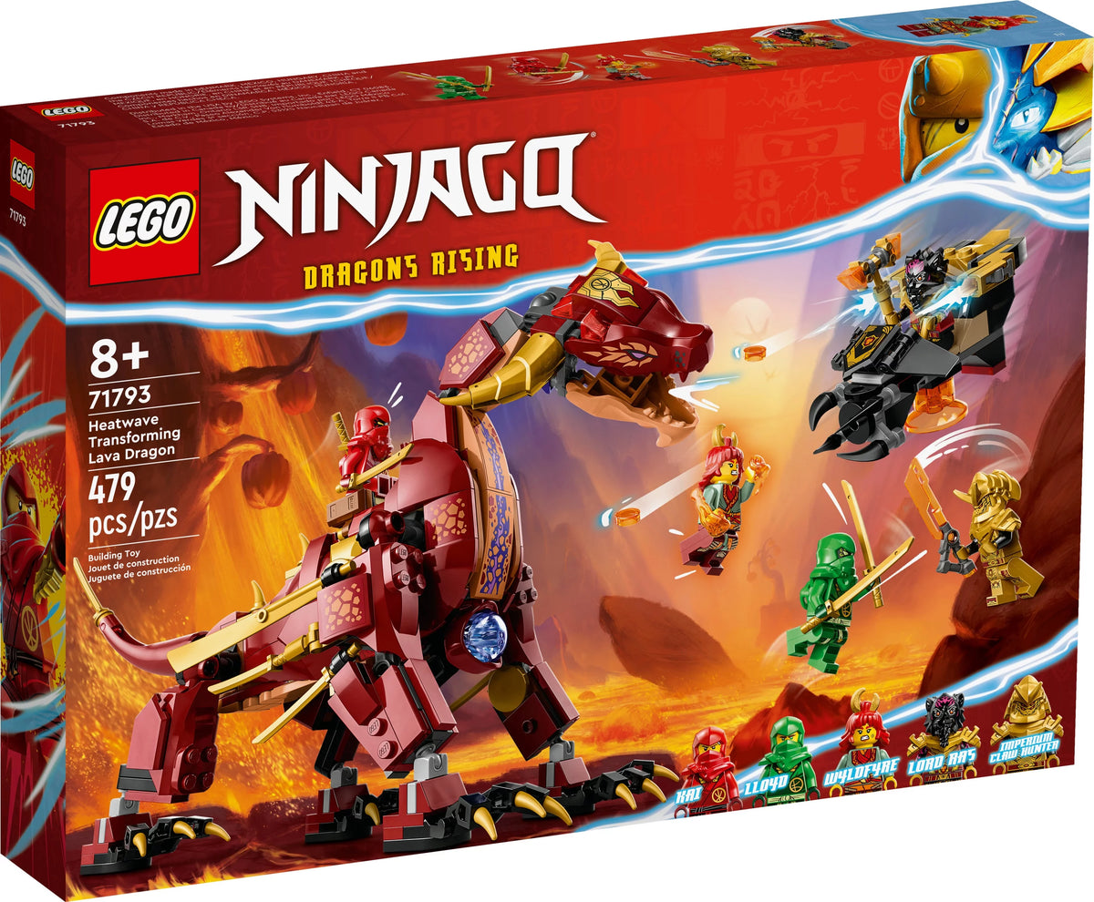 Transforming Lava Dragon Building Toy Set with Minifigures B972