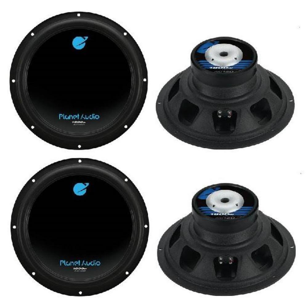 4 New Planet Audio AC12D 12x22 7200W Car Audio Subwoofers U2977