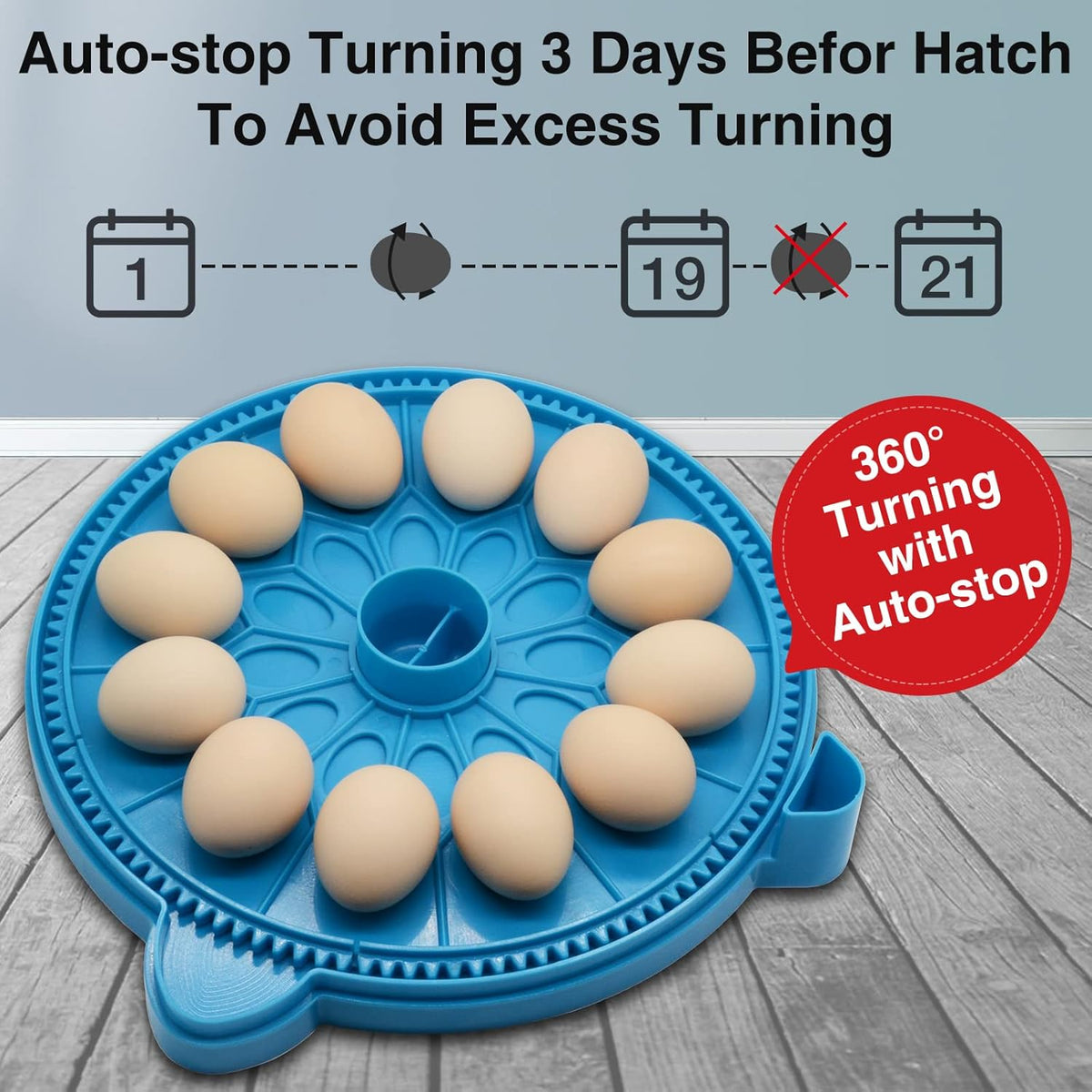 2 Pc Automatic Egg Incubator with Humidity Display R5983