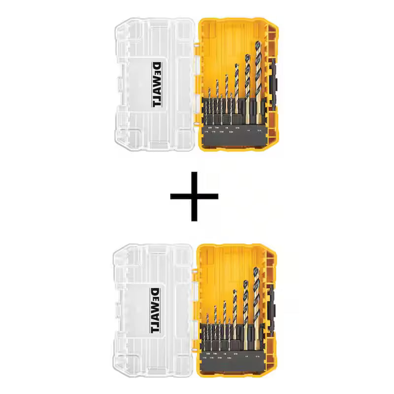 Black and Gold 10-Piece Drill Bit Set S366116