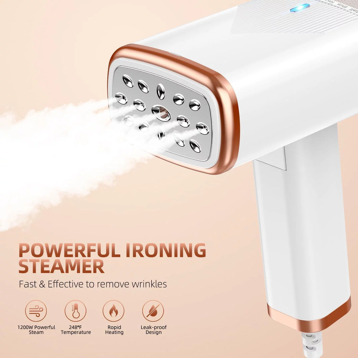 Portable Foldable Handheld Clothes Steamer 1000W 120ml I3755