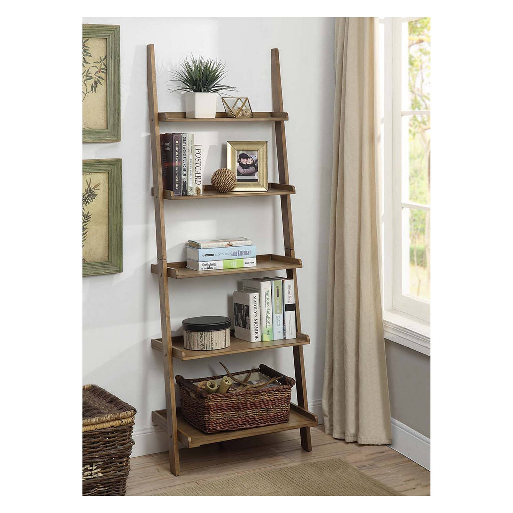 American Heritage Bookshelf Ladder Driftwood Z1873