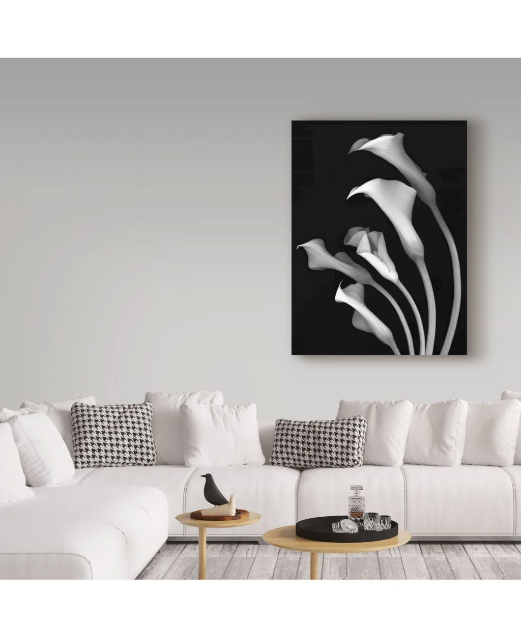 Black and White Canvas Art 35 in. W x 47 in. H R72641