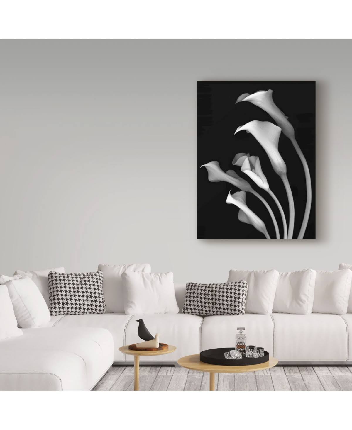 Black and White Canvas Art 35 in. W x 47 in. H R72641